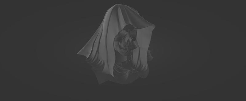 Hooded skull