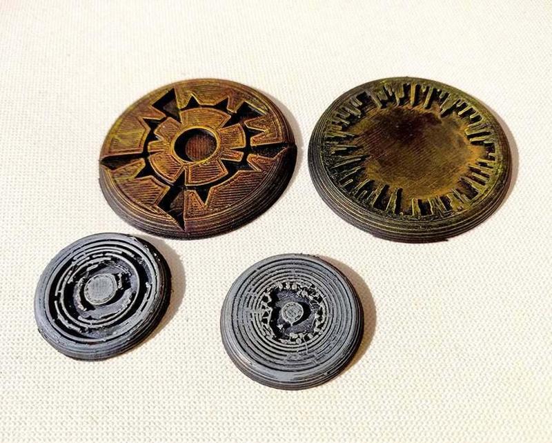 Malifaux Blast & Shockwave Markers