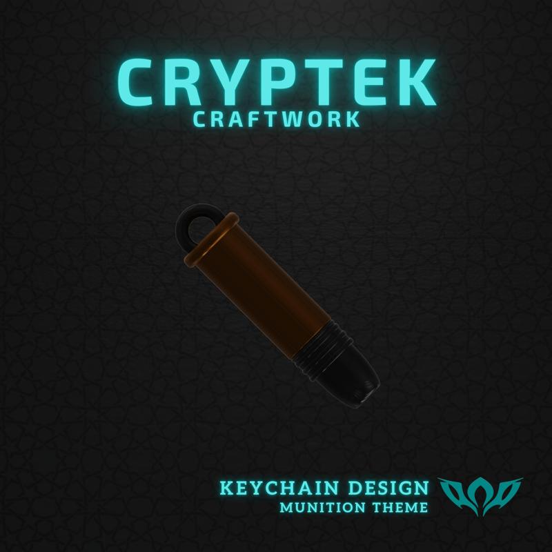 02. Toy _22LR 36 Grain HPCP Ammo - Winchester USA - Mini Magic: .22LR 36 Grain HPCP Winchester USA Ammo Keychain 3D Print File - Military Ammunition - Rimfire Cartridge type Ammunition