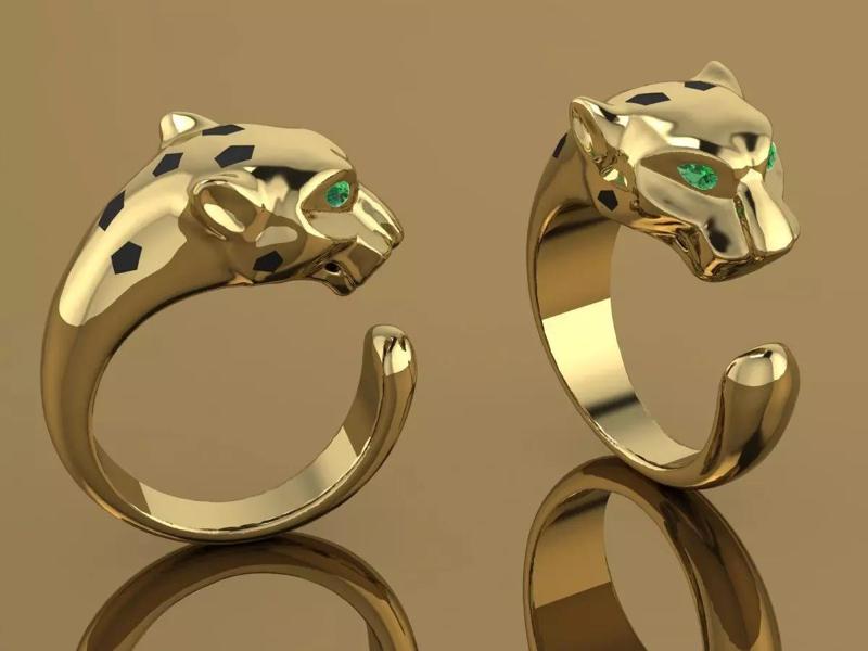 Panther RIng Gold