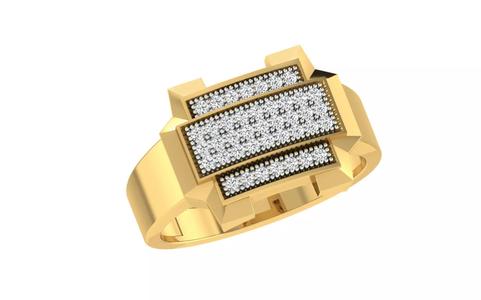 Mens Ring  Render 3dm STL OBJ FBX Details