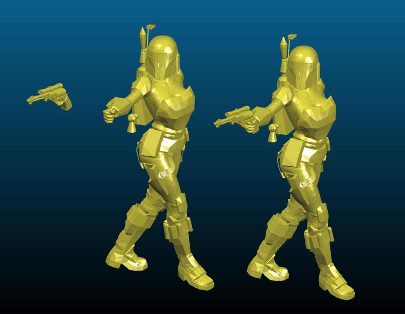 Female mandalorian / female bounty hunter - Remix