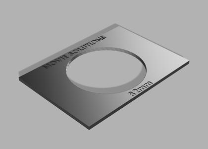 Filter Tray 4x5.65" for 82mm Screw Filter