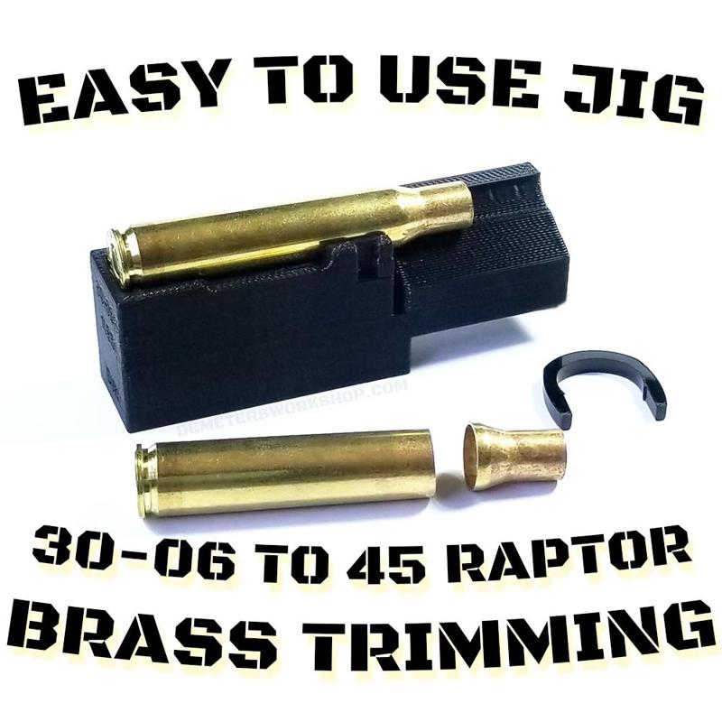 30-06 to 45 Raptor Trimming Jig - 2'' Chop Saw - Demeters Workshop