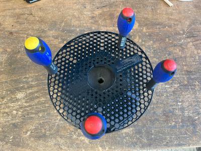 Rotating stand using a spool from Prusa