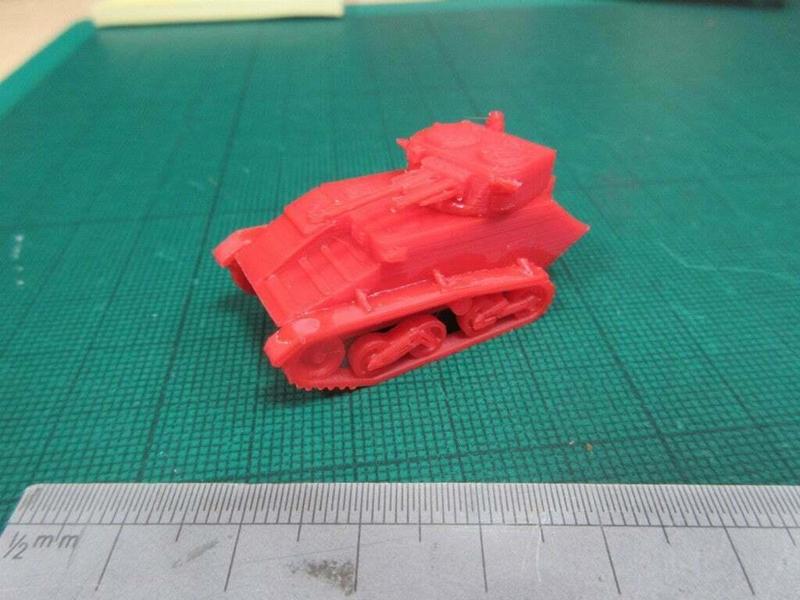 Mark VIC light tank 1/100 scale