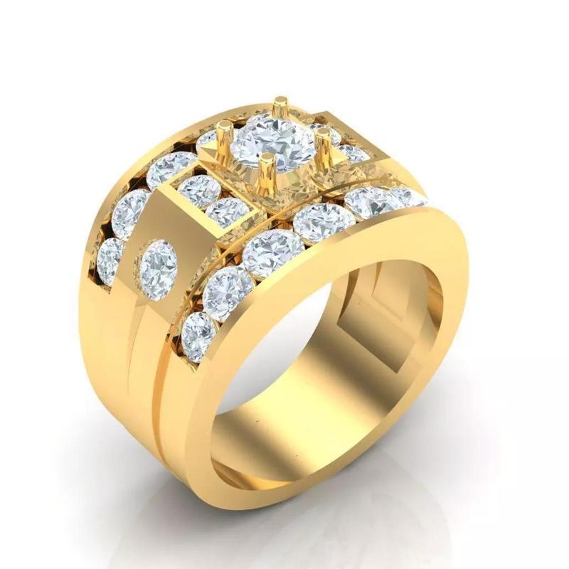 Diamond Man Ring Jewelry 1MR014