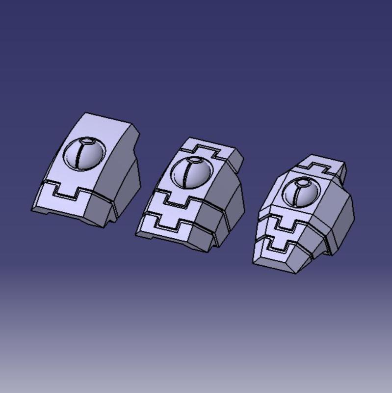 Space Communist XV (7+1) Shoulder Pads