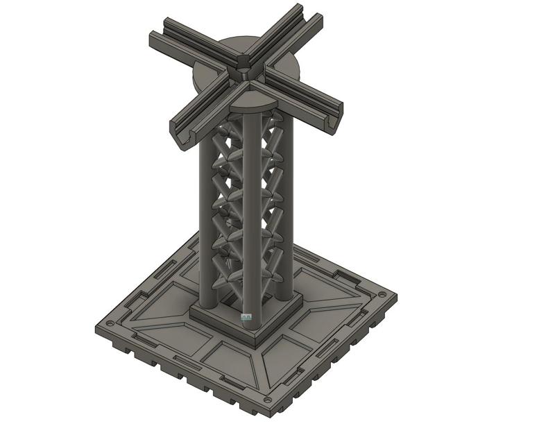 Catwalk modular wall kit - Floor Connection