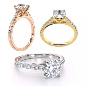 Diamond Set Round Milena Diamond Ring