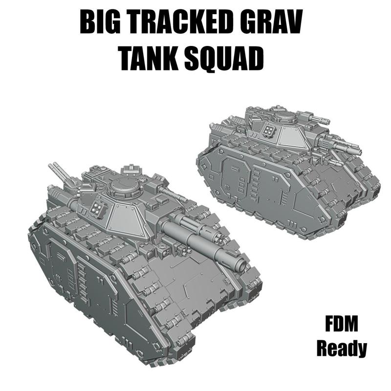 Big Tracked Grav Tank Squad