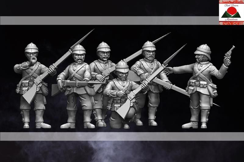 28mm Zulu War British Infantry Multipart