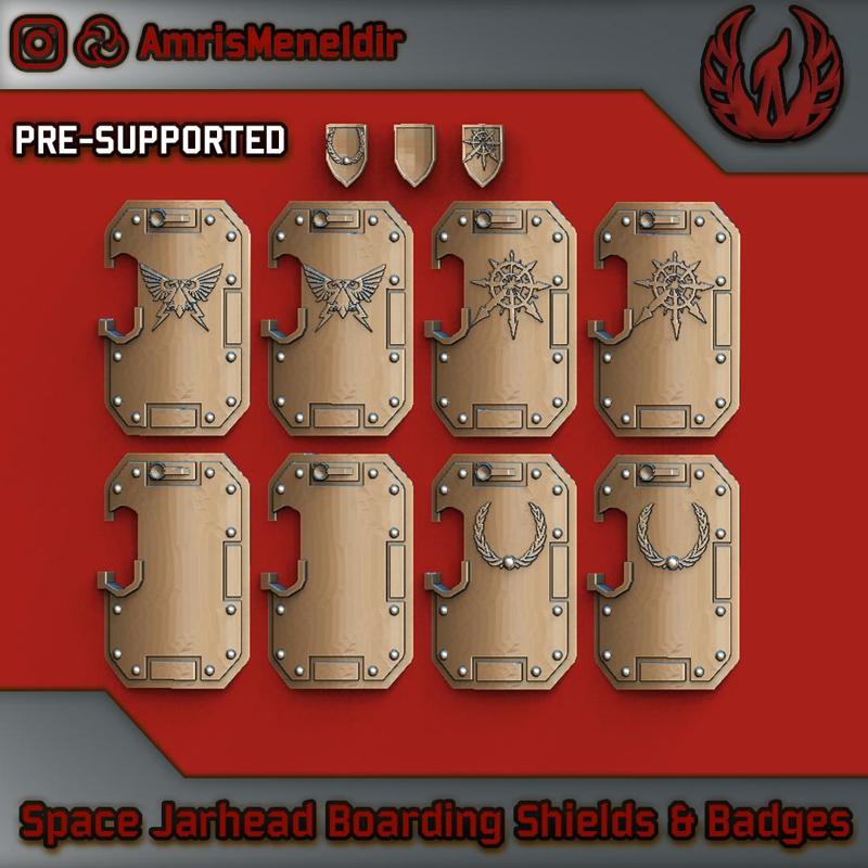 Space Jarhead Boarding Shields