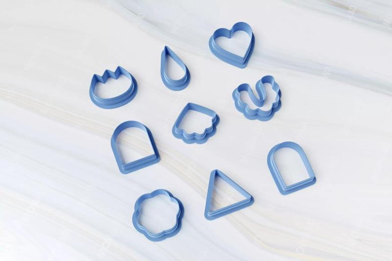 Polymer Clay Cutters Set 09 Shapes Clay Earring Cutters