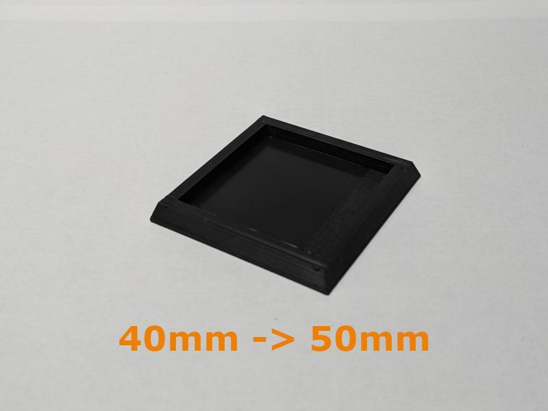 40mm to 50mm Monster Base Extender for Older World / Optional Magnet