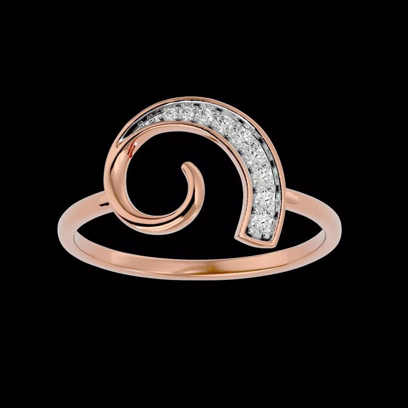 Light Minimalist Diamond Ring Earrings Pendant Set