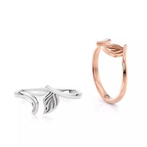 Leaf ring R 0338 printable 3d model