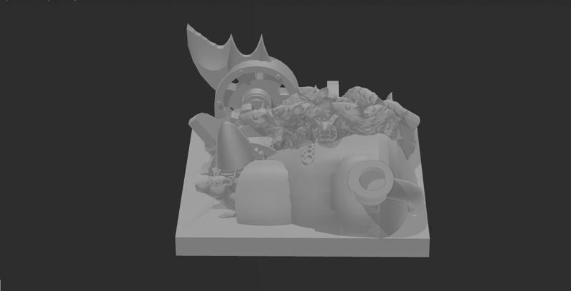 40x40 Skaven gyrobomber filler ratman swarm