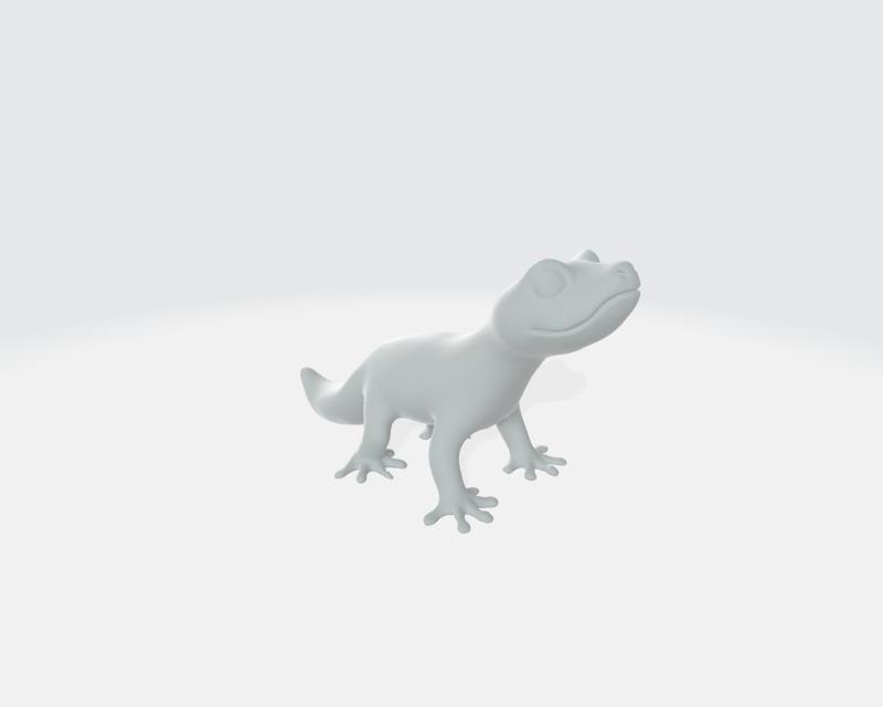 MODEL OR DECORATIVE FIGURE OF GECKO