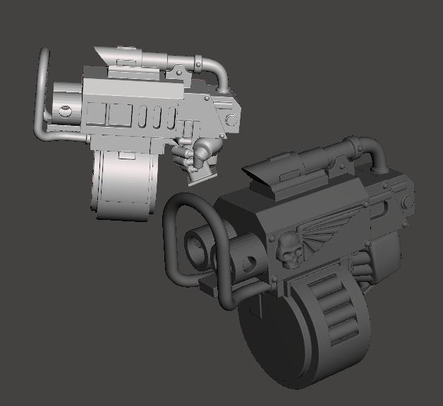 Double storm bolt guns