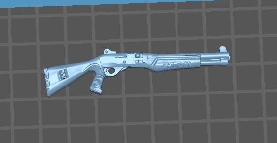 1/12 gi joe classified style rifle/weapon covergirl shotgun