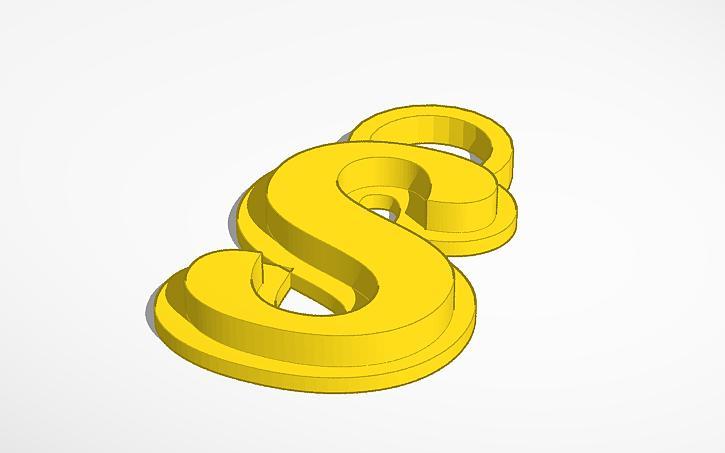 LLAVERO LETRA S ( LETTER S KEYCHAIN )