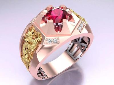 Dragon Ring - Diamond Ring - N2315