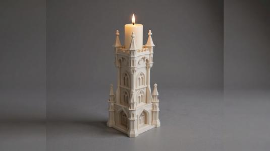 Gothic Candle Tower – Moonspire