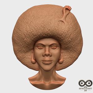 Afro Queen Relief – Symbol of Freedom & Power