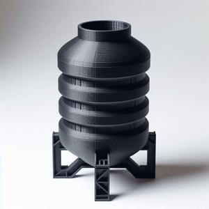 Water Tank Holder Pot Showpiece 3D Print Decorative Model