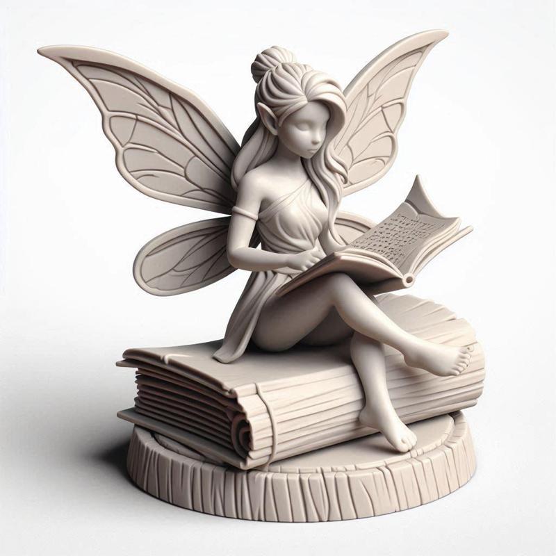 Fairy Miniature on Tree Stump