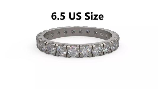 Model 1178 Eternity Diamond Ring Band US Size