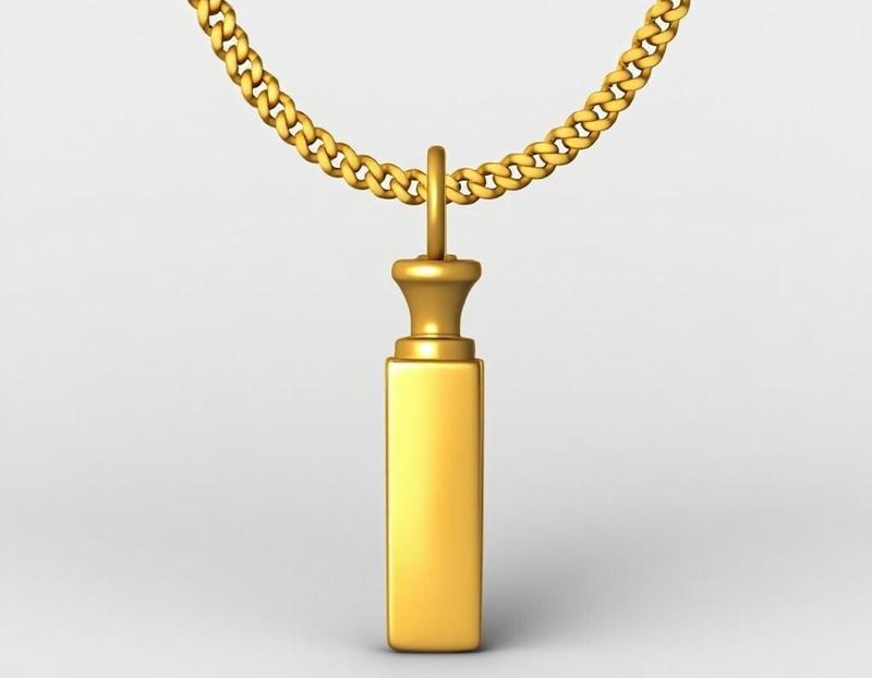 perfume bottle pendant charm
