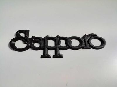 Sapporo emblem for Mitsubishi from the 80's - Badge - Emblem