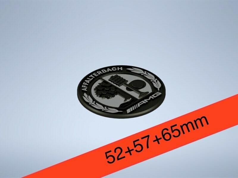 3-pack Mercedes-AMG Affalterbach hood logo emblem badge