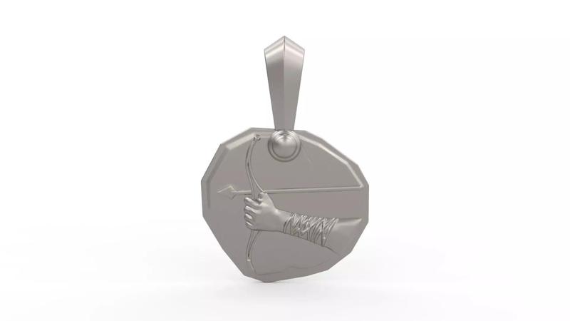 Sagitarius Amulet Pendant