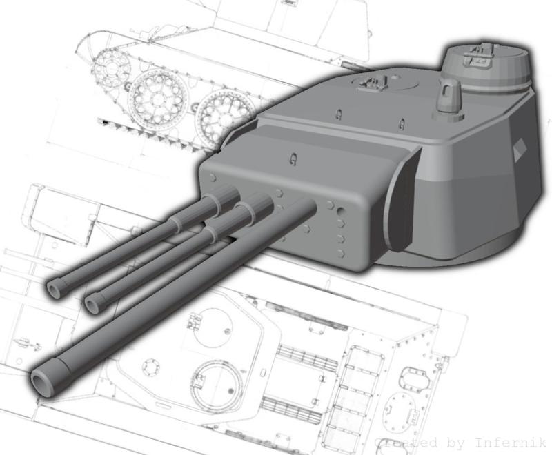 Turret of soviet T-34-3