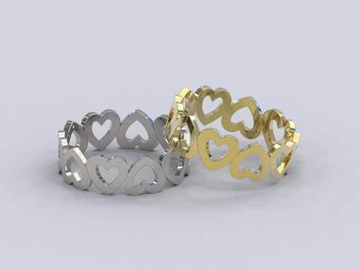 Eternity Heart Ring