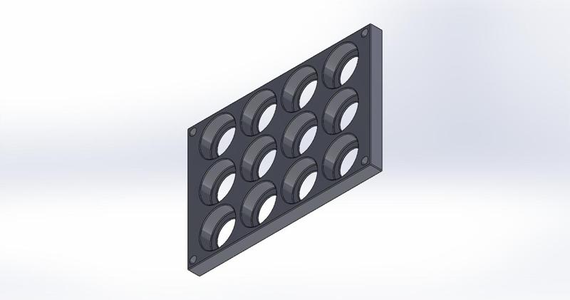 Miniatures Storage Tray, 28mm Round Base x 12, ShoeBox Miniatures Storage System