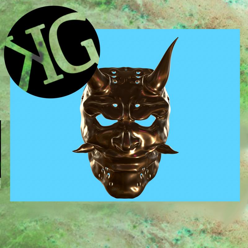 Horror Hannya Japanese mask