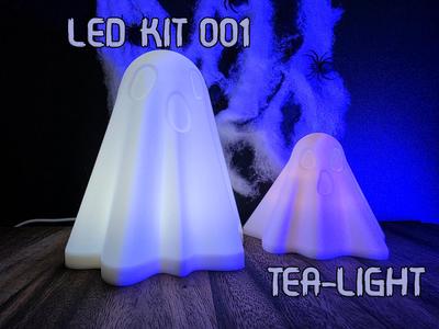 Spooky Ghost Lamps - LED KIT 001 / TEA LIGHT