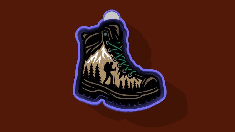 🥾⛰️ Trail Blazer Boots – Freshie, Keychain & Resin Mold