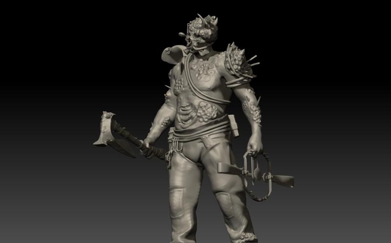 Seaside Psycho  outfit of The Trapper from Dead By Daylight