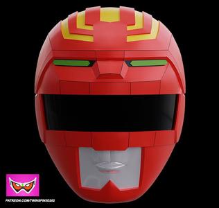 Red Ranger Lost Galaxy / Gingaman Helmet STL