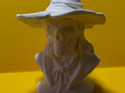 Halloween skeleton bust