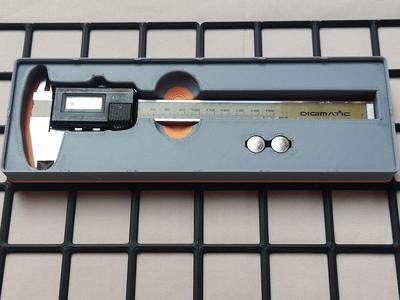 Gridfinity 6x3x2 for Mitutoyo caliper CD-15DP