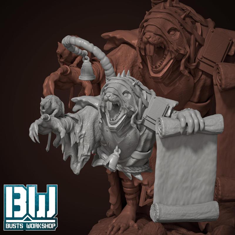 CHAOS RATS - PLAGUE FRAILE (55mm Bust)