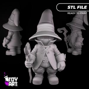 Vivi STL Statue - Final Fantasy IX Fanart for 3D Print