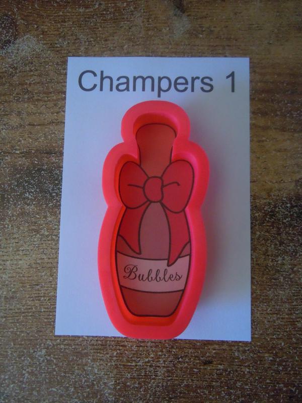 Champagne Bottle Cookie Cutter
