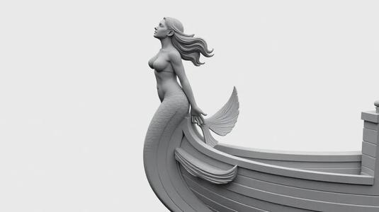 Mermaid on the Ship 🧜‍♀️⚓